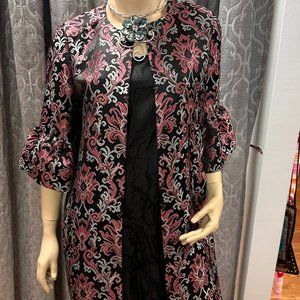 Kate Spade Embroidered Open Front Jacket